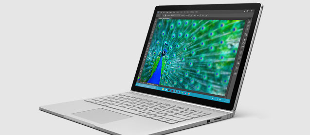 Surface book front shot